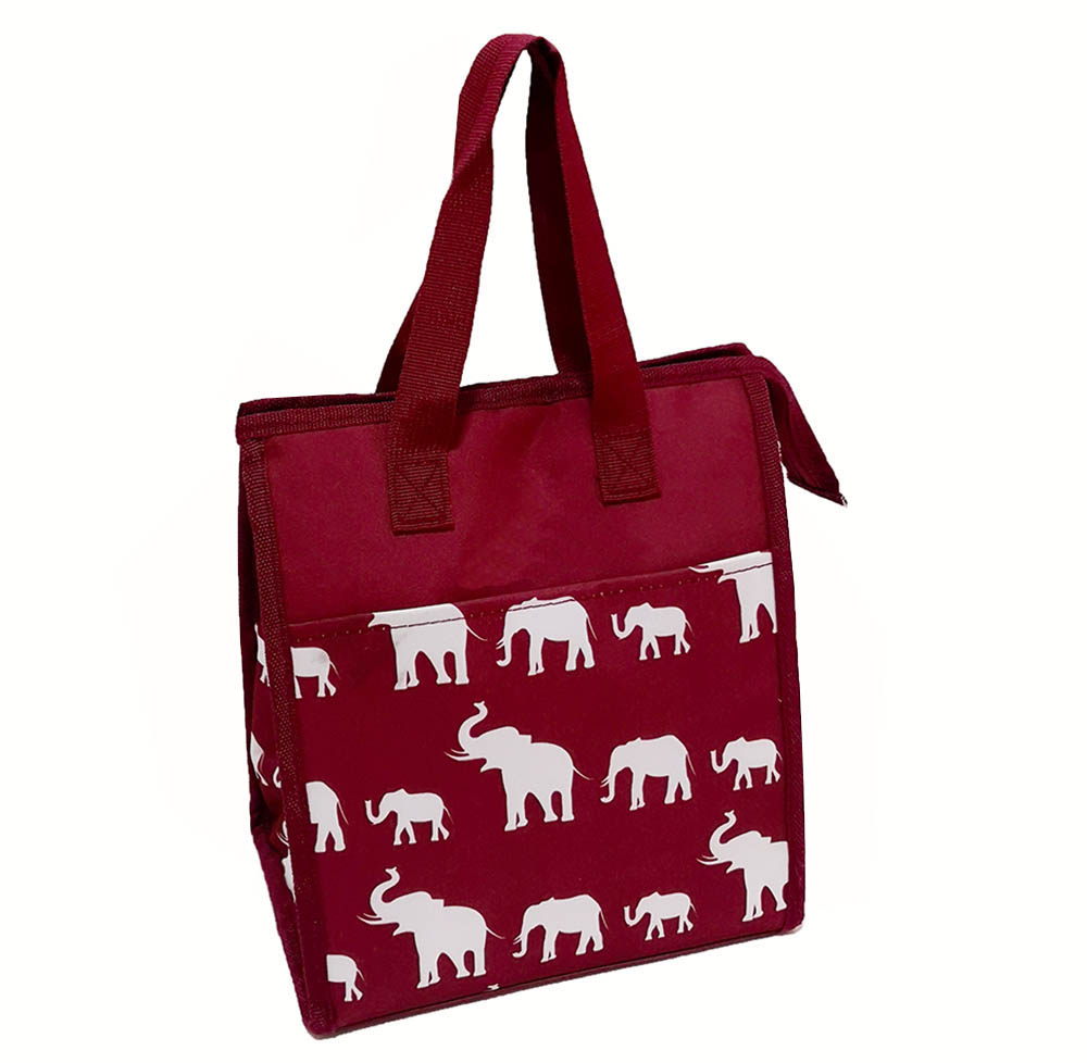 Custom Full Printing Reusable Cooler Bag Insulated Thermal Lunch Bag