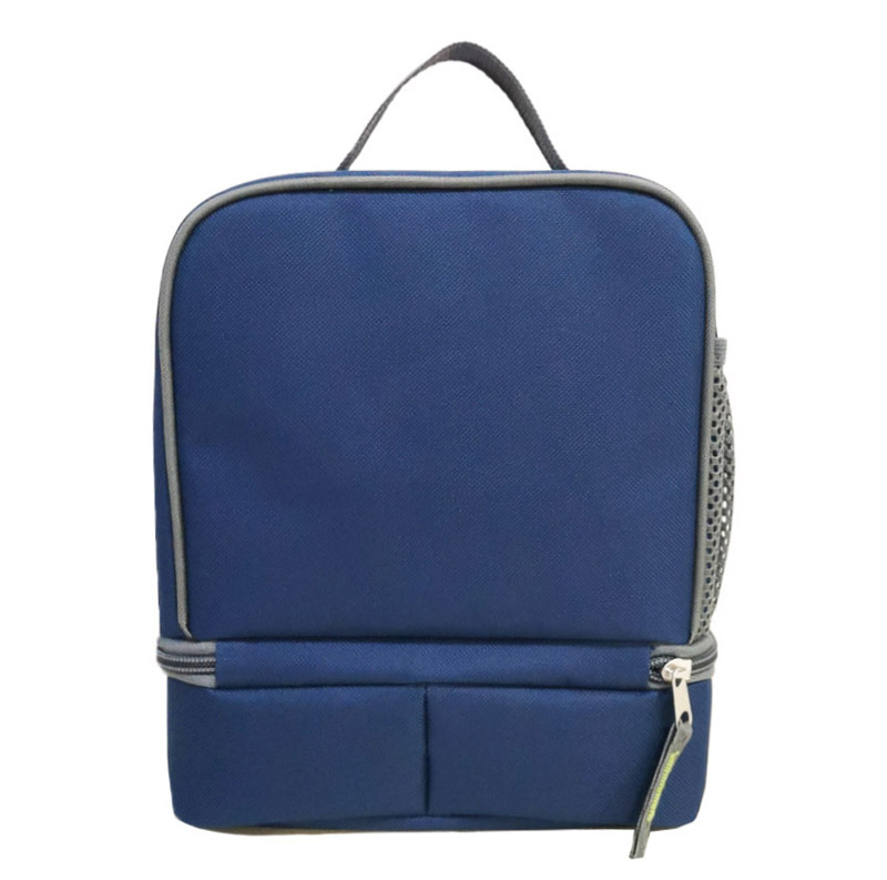 New design two compartment insulated cooler lunch bag