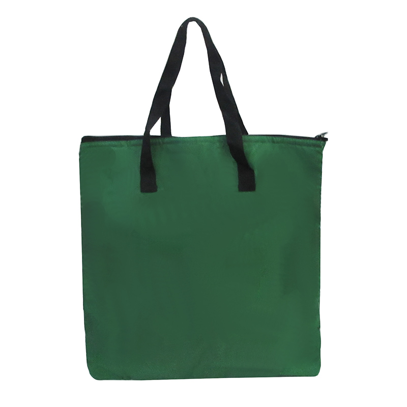 Light foldable insulated cooler tote bag