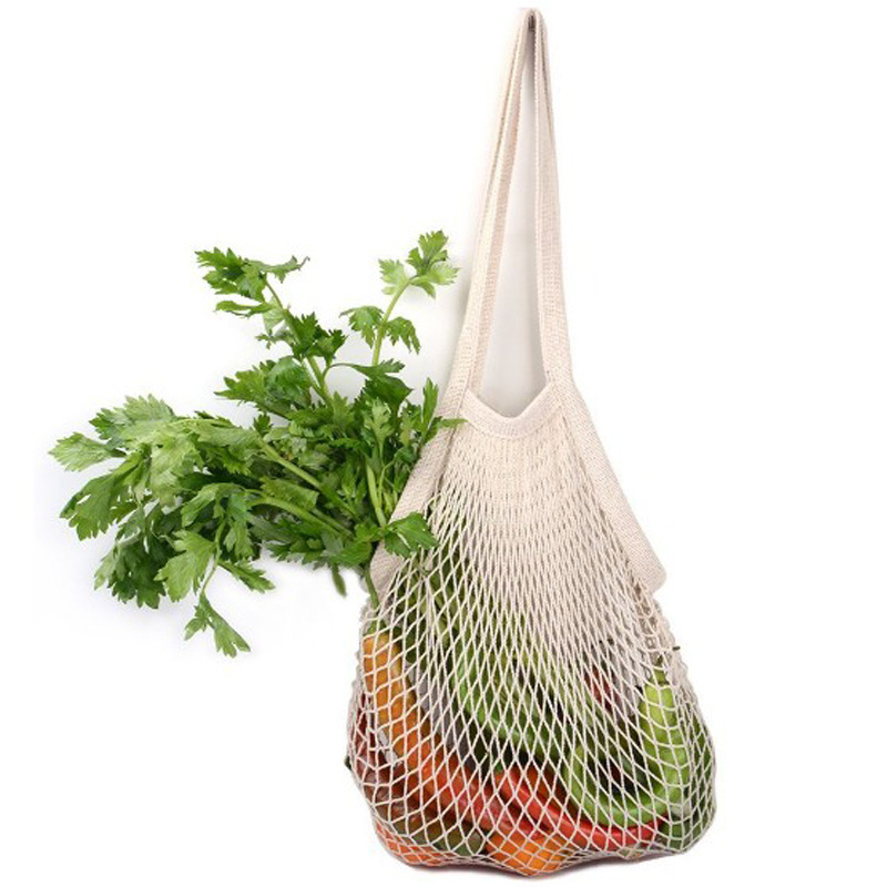 cotton mesh shopping bag