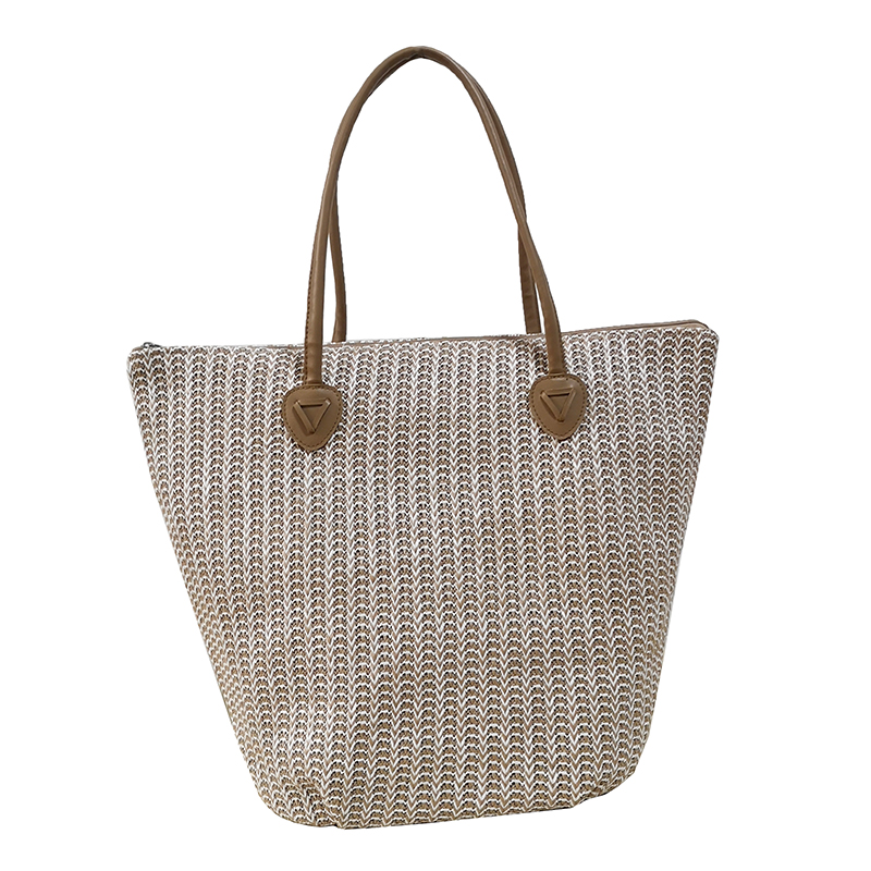 Women PP Straw Tote Beach bag