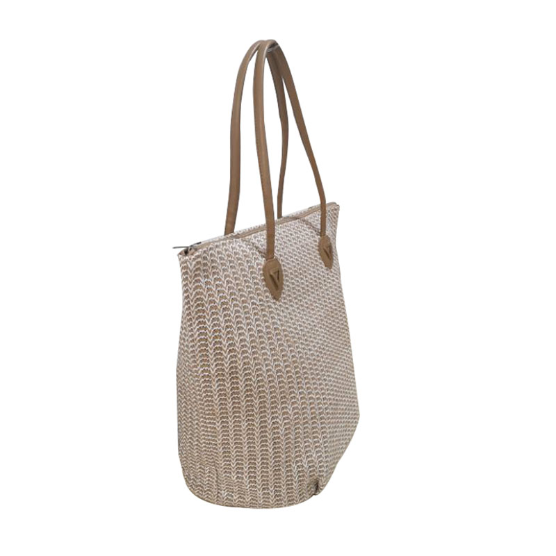 Women PP Straw Tote Beach bag - GUOCI Handbags