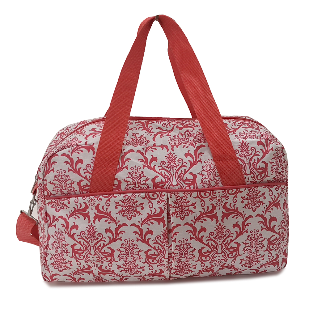 Full printing travel bag woth cosmetic bag set