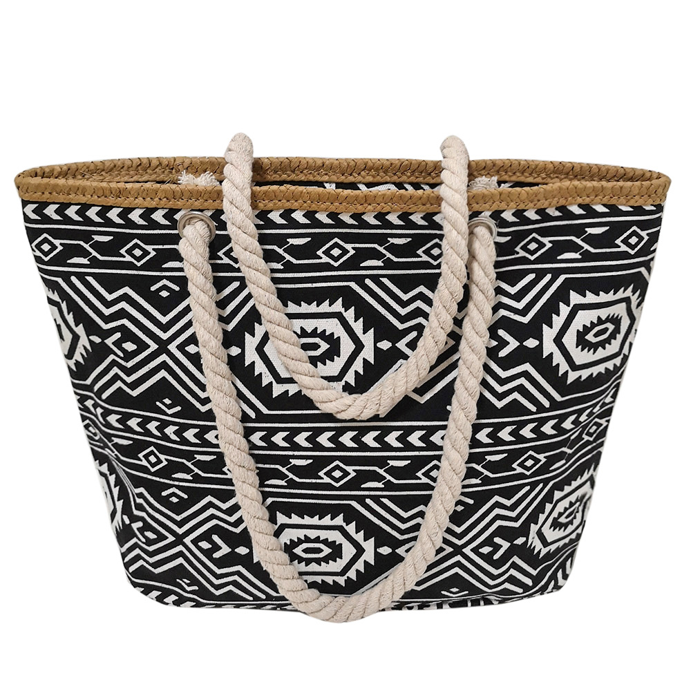 Full printing canvas beach bag