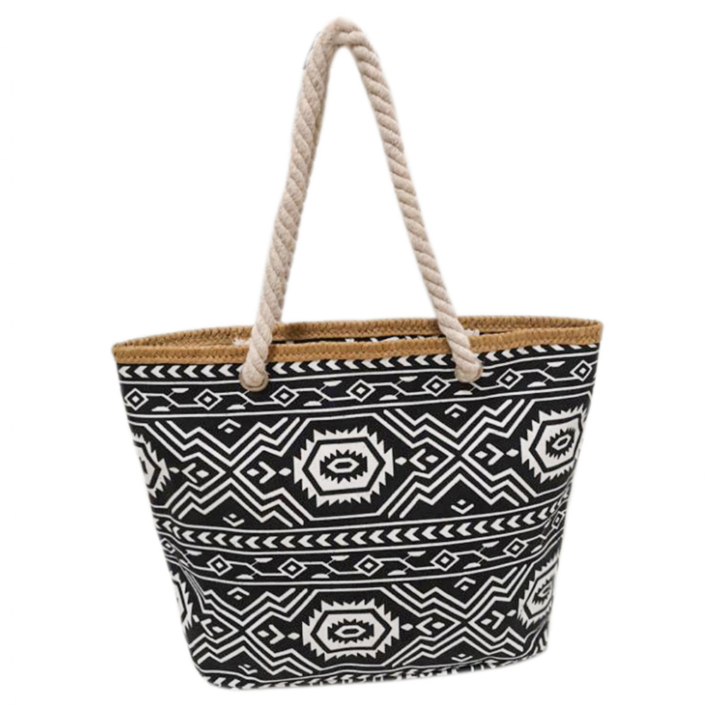 Full printing canvas beach bag