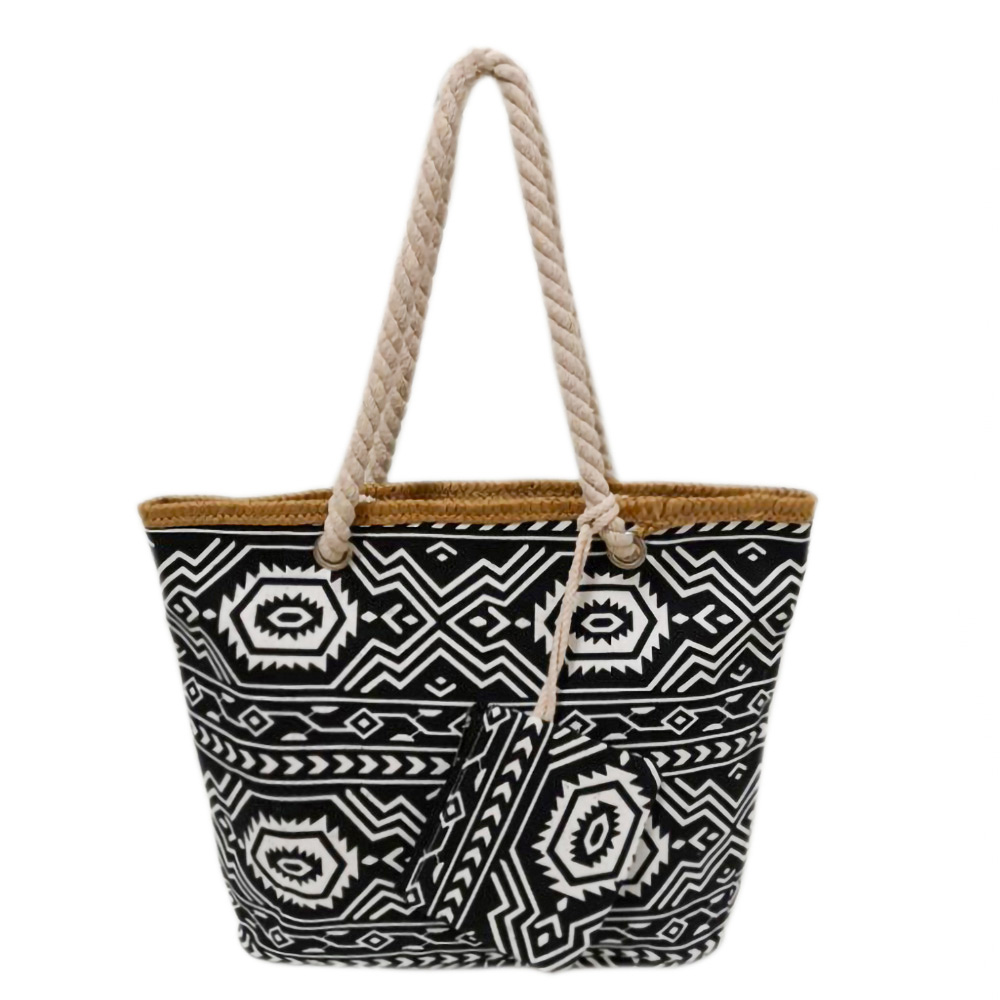 Full printing canvas beach bag