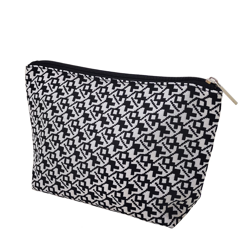 Woven Fabric Zippered Pouch