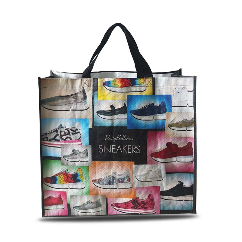 120g pp woven laminated shopping bag