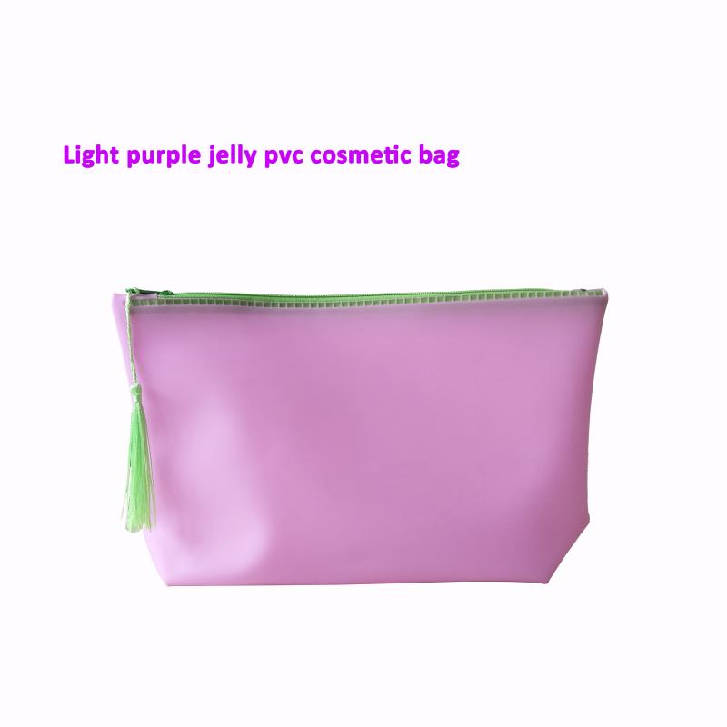 Jelly pvc cosmetic bag/toilet bag