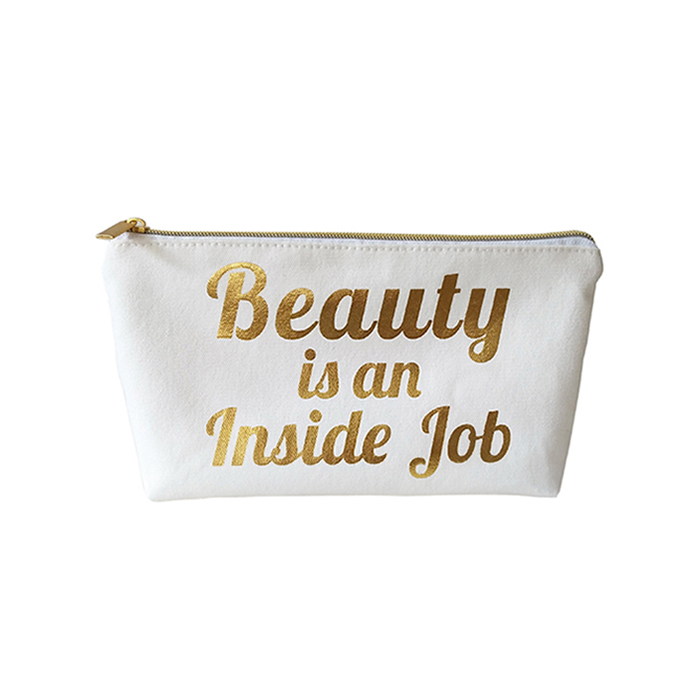 10oz canvas cosmetic bag