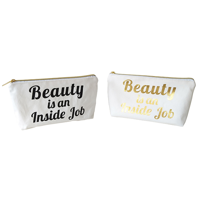 10oz canvas cosmetic bag