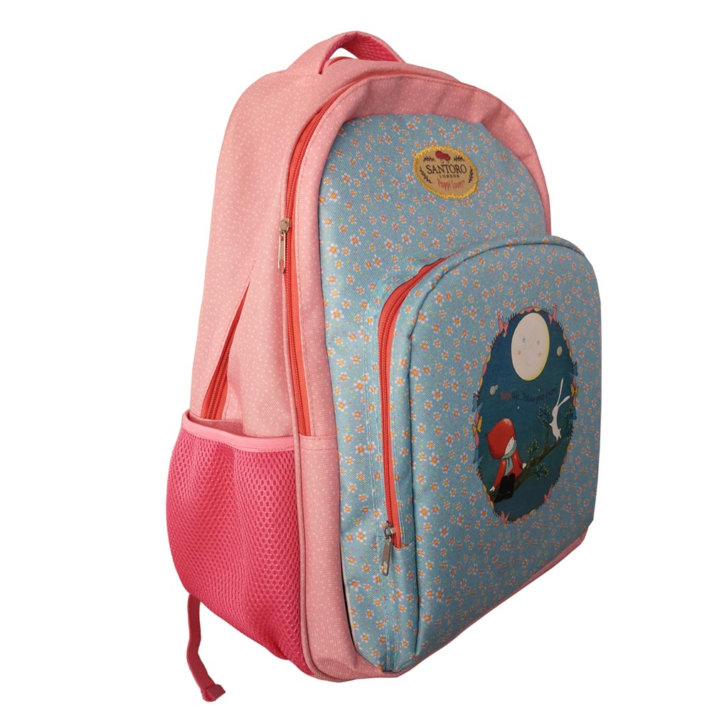 High quality girls shool backpack bag