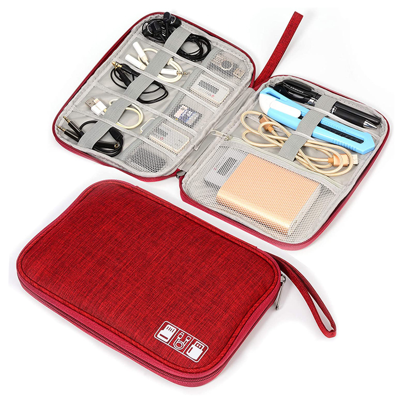 Promotional travel charger cable storage bag