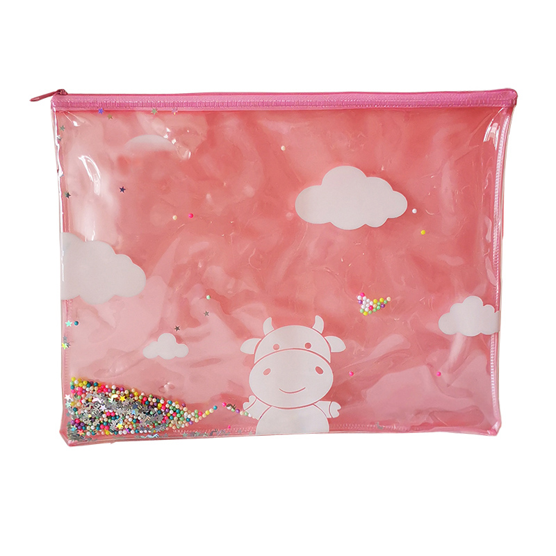 New design girls document bag with water injection