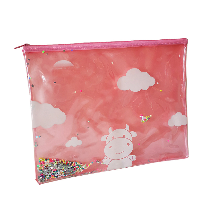 New design girls document bag with water injection