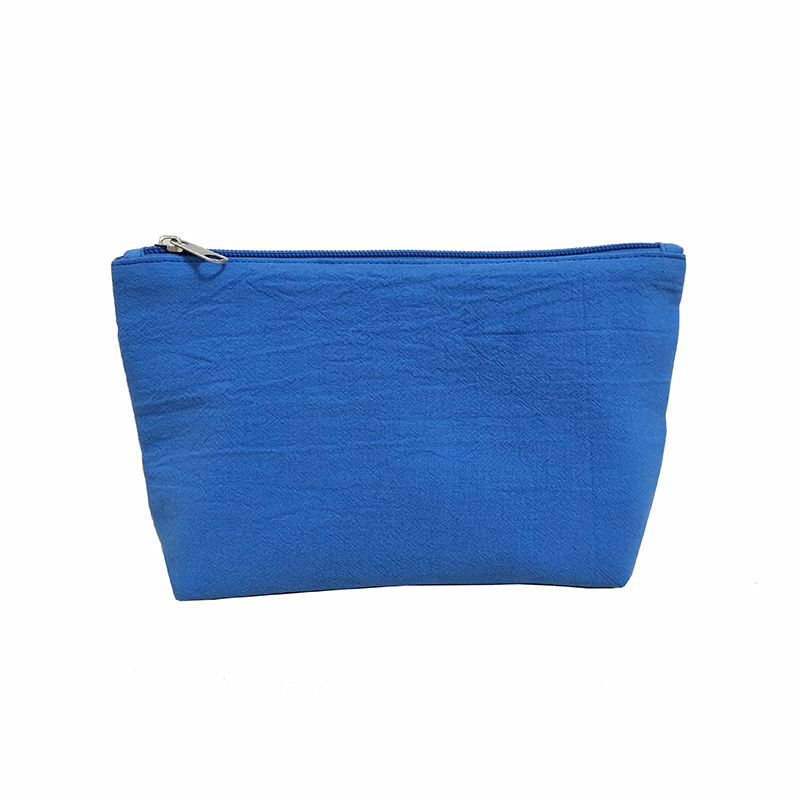 Small washable cotton cosmetic bag