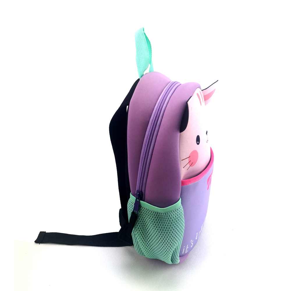 New design 3D animal printing neoprene kids backpack