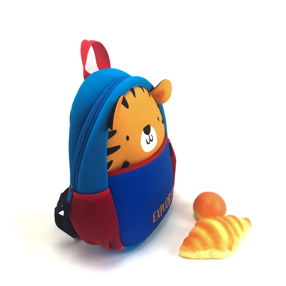 New design 3D animal printing neoprene kids backpack