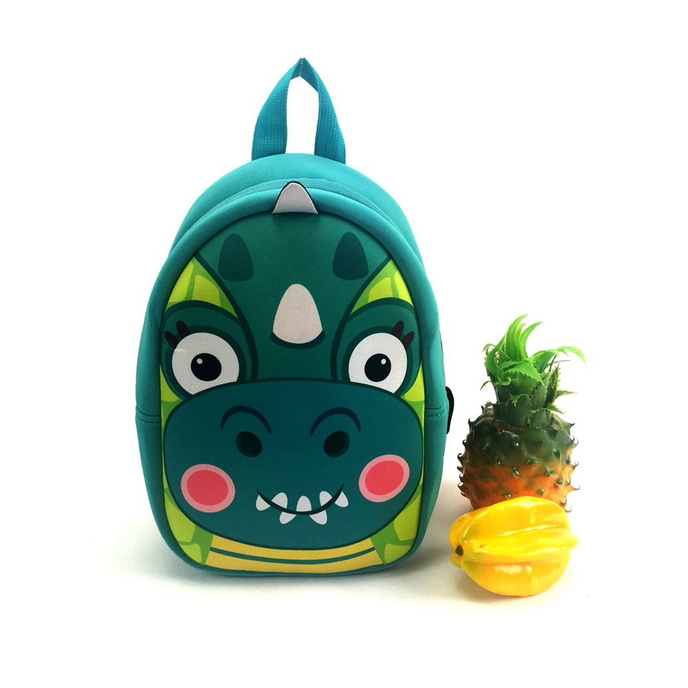 New design 3D animal printing neoprene kids backpack