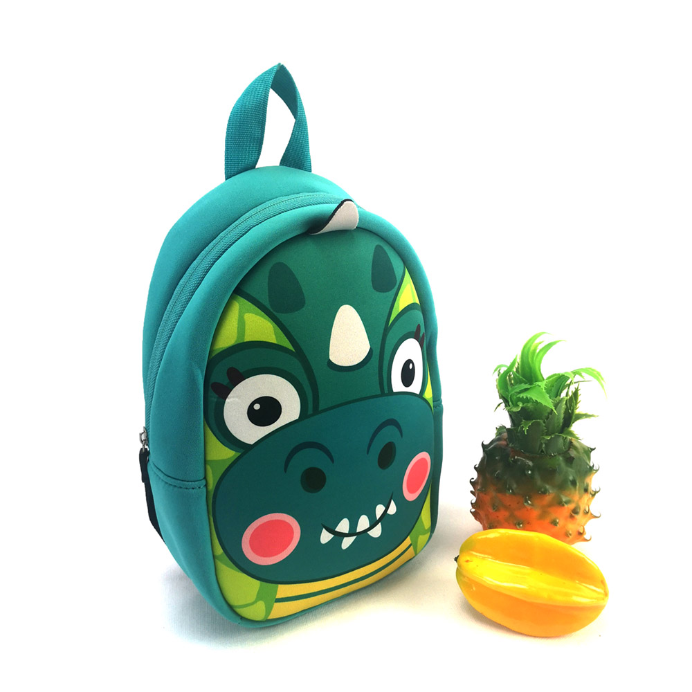 New design 3D animal printing neoprene kids backpack