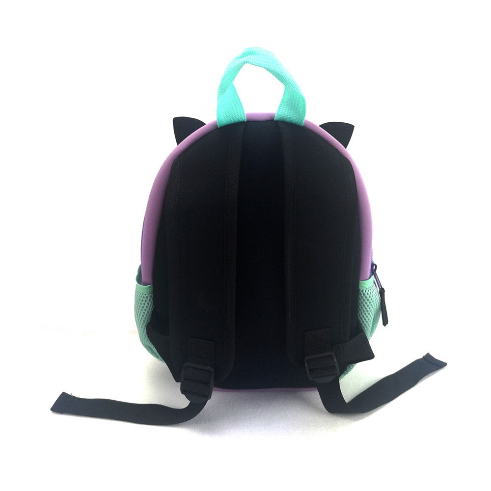 New design 3D animal printing neoprene kids backpack