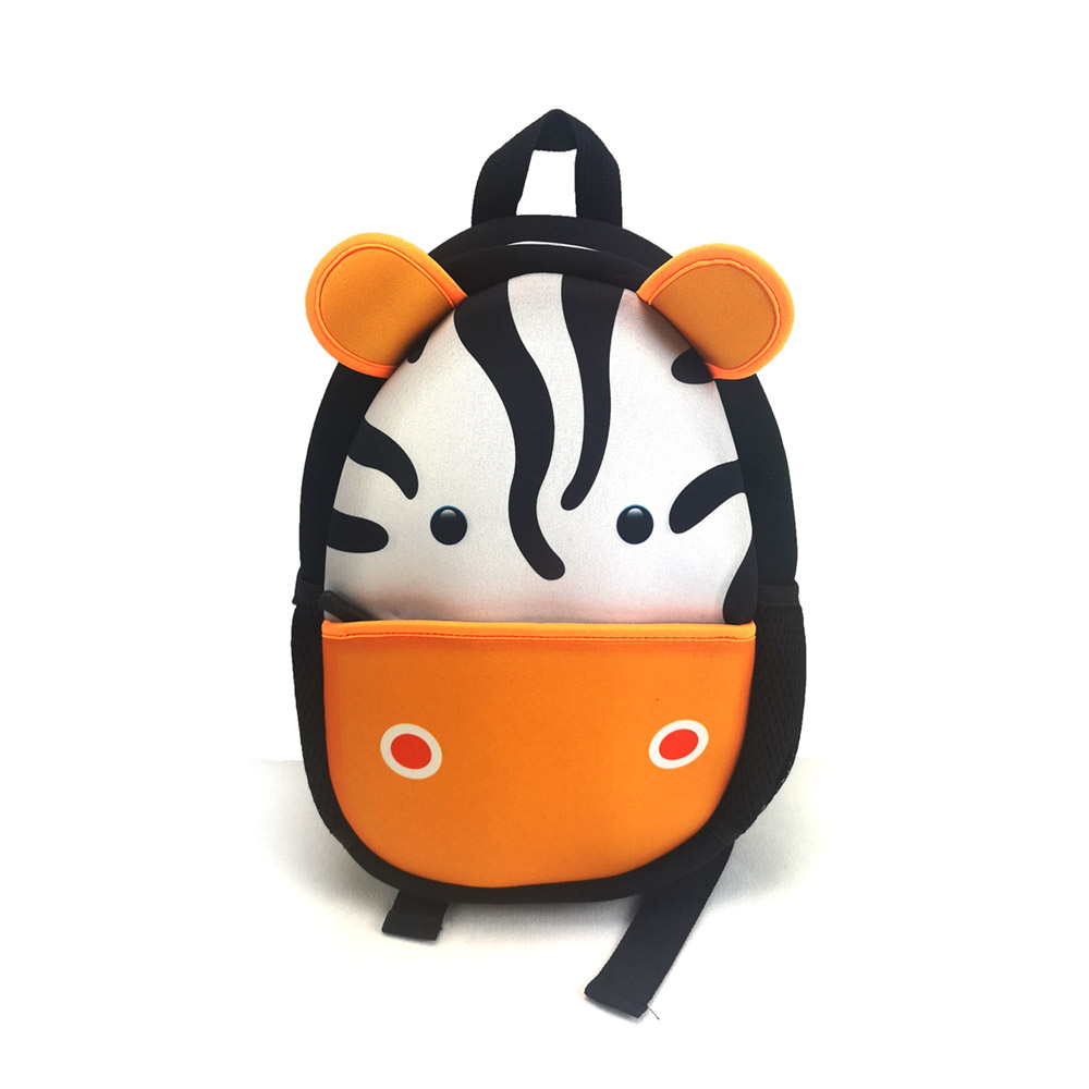 New design 3D animal printing neoprene kids backpack