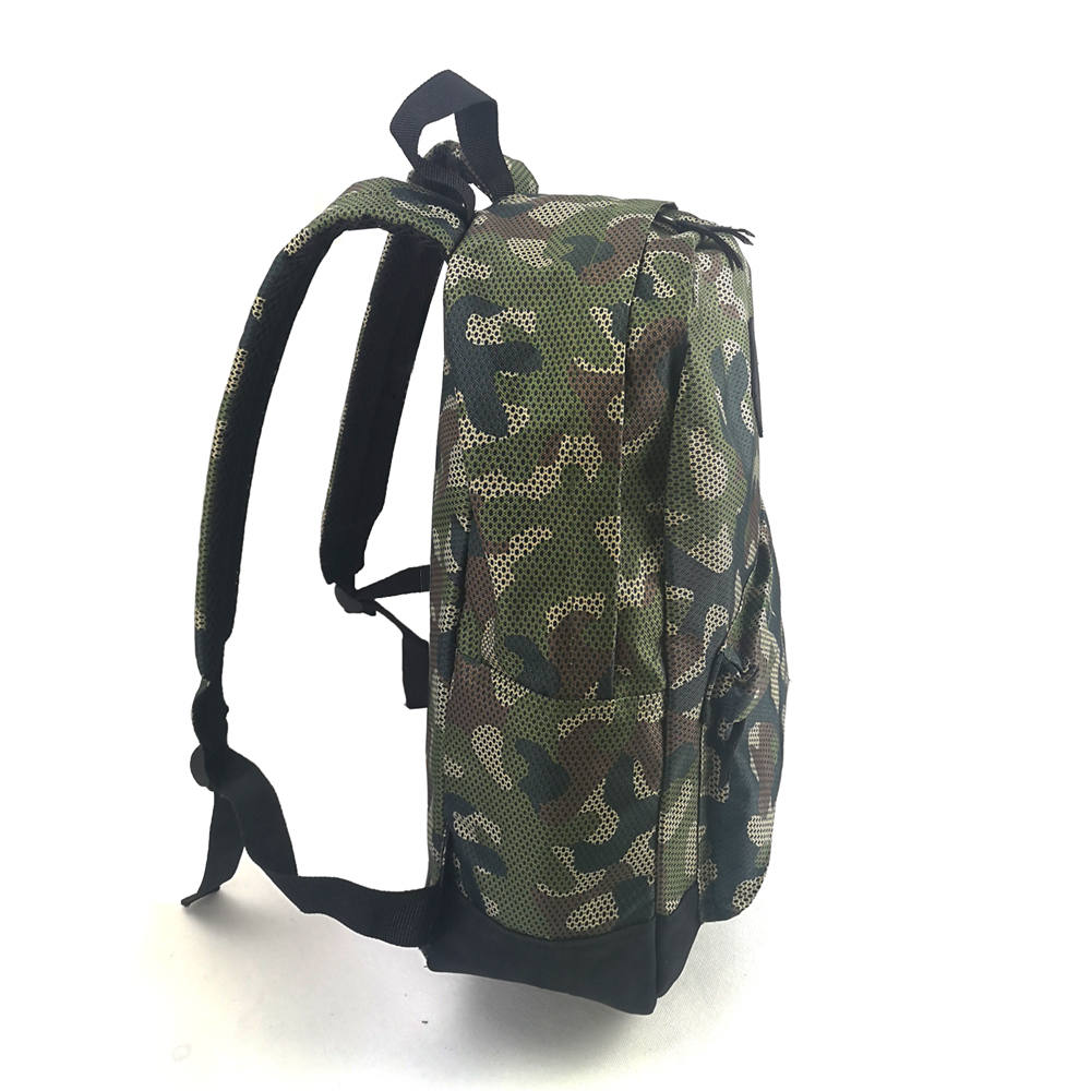 camouflage student school backpack