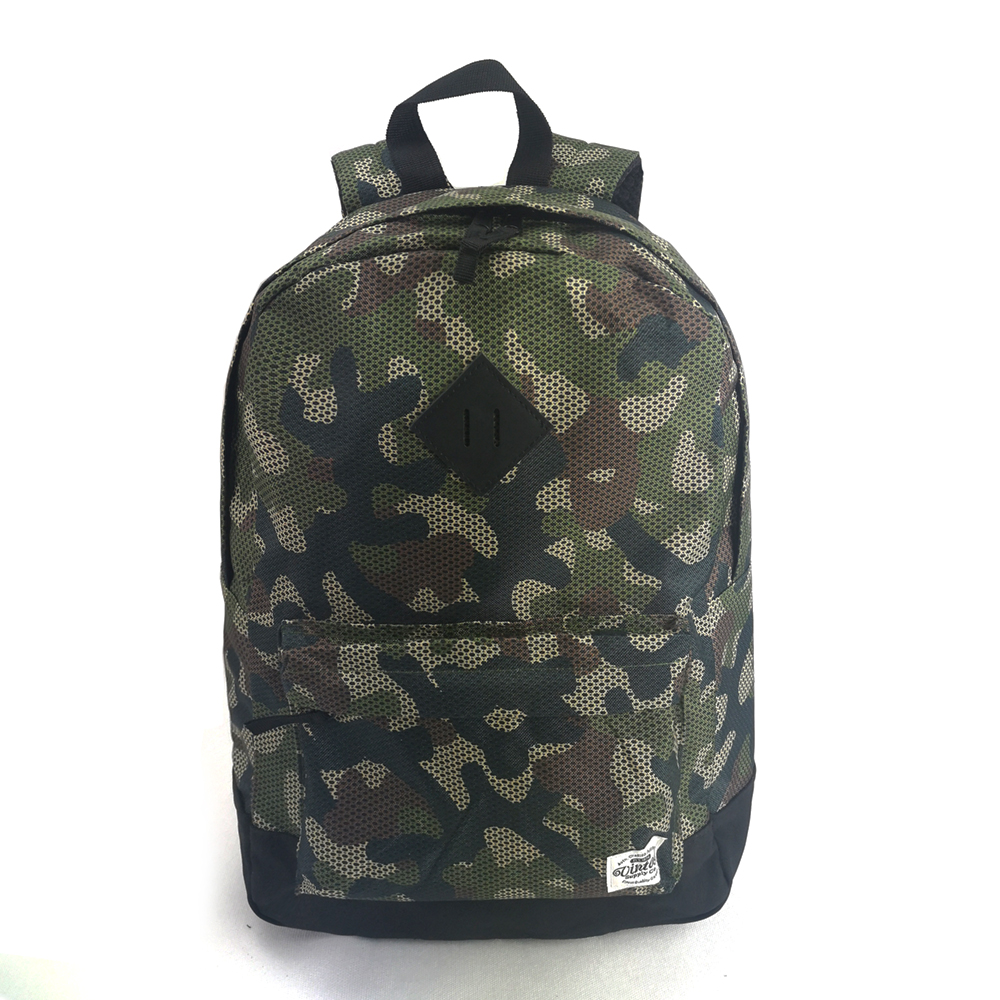 camouflage student school backpack