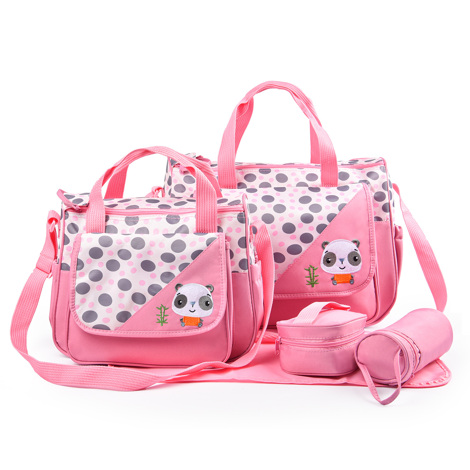 full print mummy diaper bag