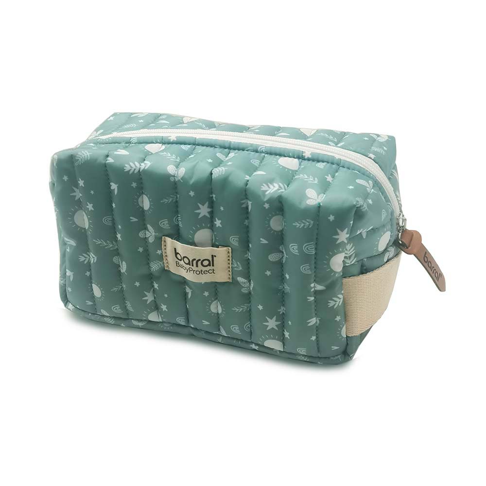quilted Zipper Cosmetic Make Up Bag