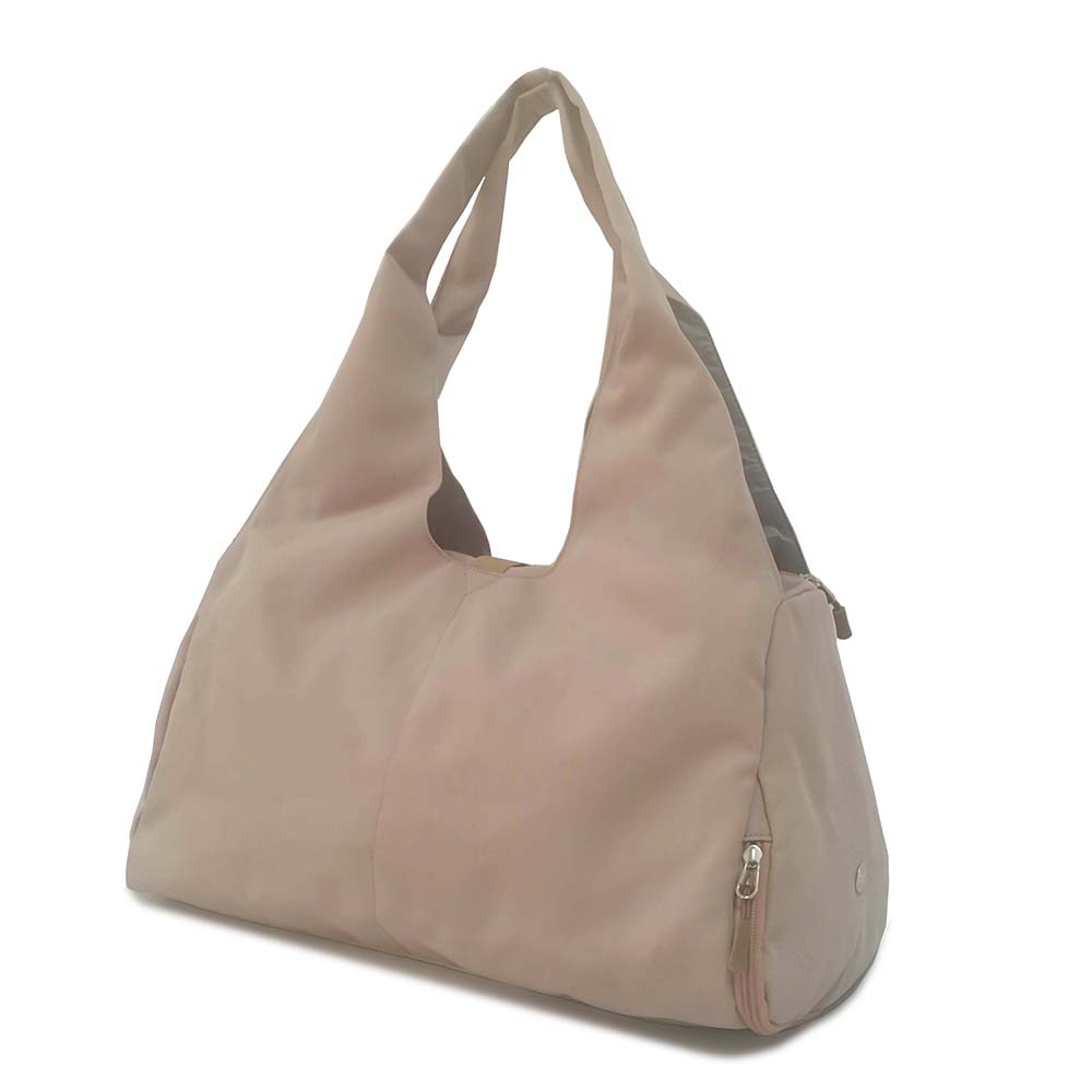 women shiny tote sports bag