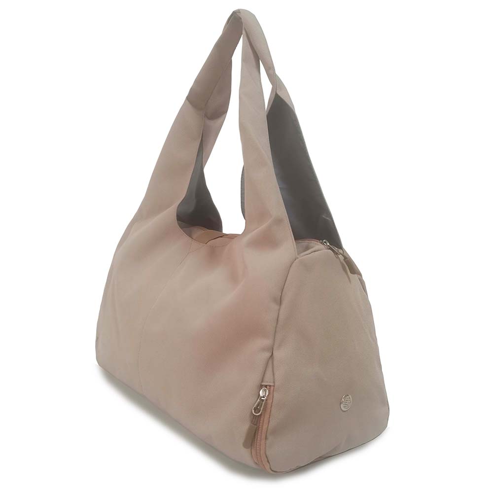 women shiny tote sports bag
