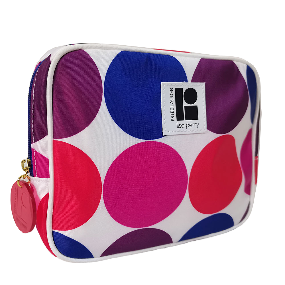 wholesale women full printing zippered cosmetic bag