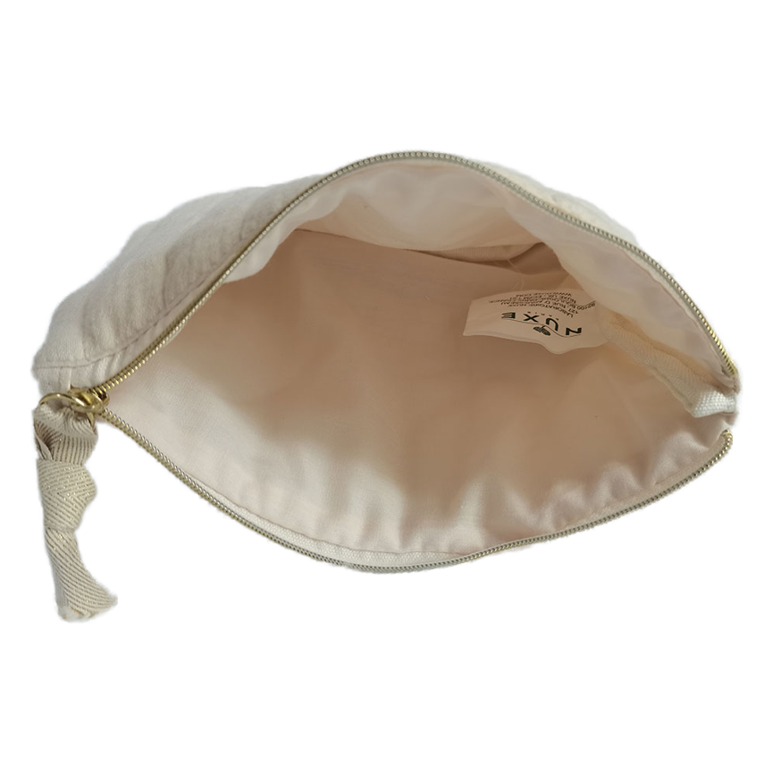 manufacture pink Fleece cosmetic bag
