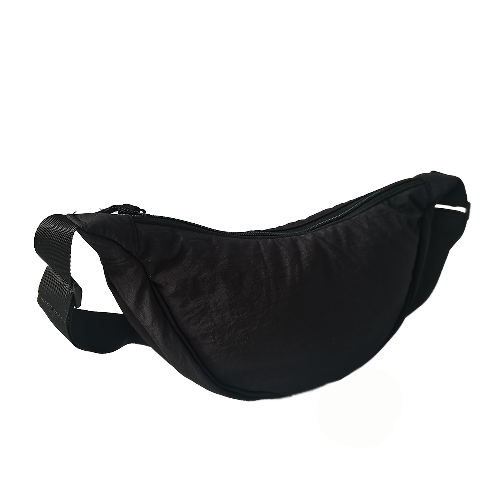 black waist fanny bag